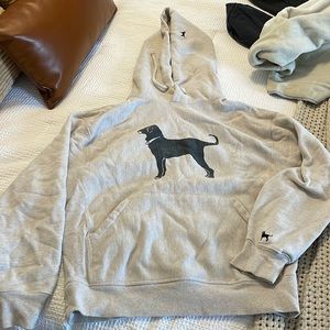 Black dog hoodie